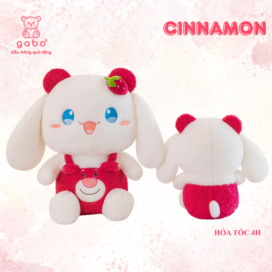Gấu bông quà tặng gấu bông nhà làm gabo gấu bông q Gấu Bông Thỏ Cinnamoroll Mặc Đồ Gấu Dâu, Thỏ Melody Cosplay Lotso
