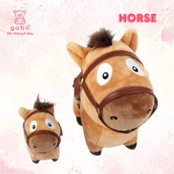 Gấu Bông Ngựa Mã Tiểu Dã, Thú Nhồi Bông Ngựa May Mắn, Ngựa Pony 2026, Linh Vật Năm Mới Mã Đáo Thành Công