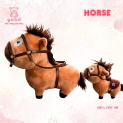 Gấu Bông Ngựa Mã Tiểu Dã, Thú Nhồi Bông Ngựa May Mắn, Ngựa Pony 2026, Linh Vật Năm Mới Mã Đáo Thành Công